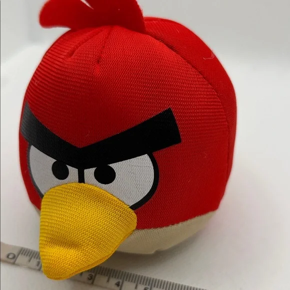 Red Angry Birds Plush Toy 2012 by Tactic Rovio Small Size - Picture 10 of 10